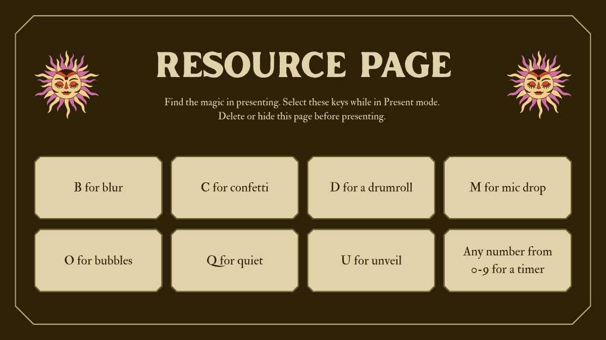 Ouija Board Background Slides - slide 14