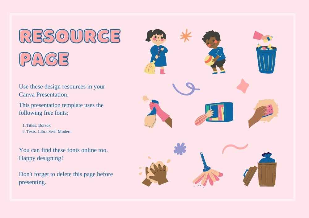 Pastel Clean As You Go Poster - slide 2