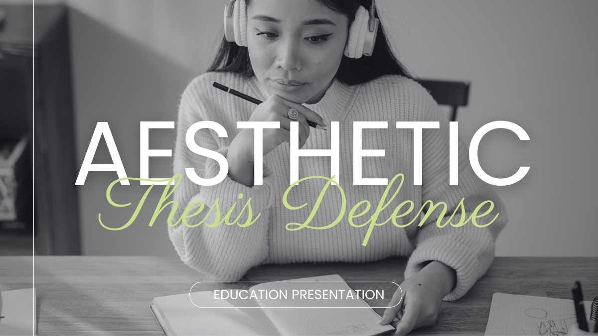 Aesthetic Thesis Defense - slide 0