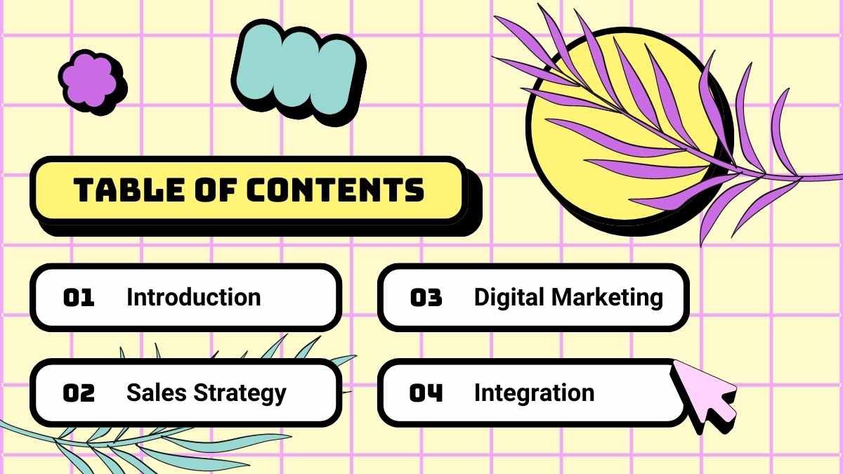 Estratégia de vendas e marketing digital da Pastel Memphis - slide 1