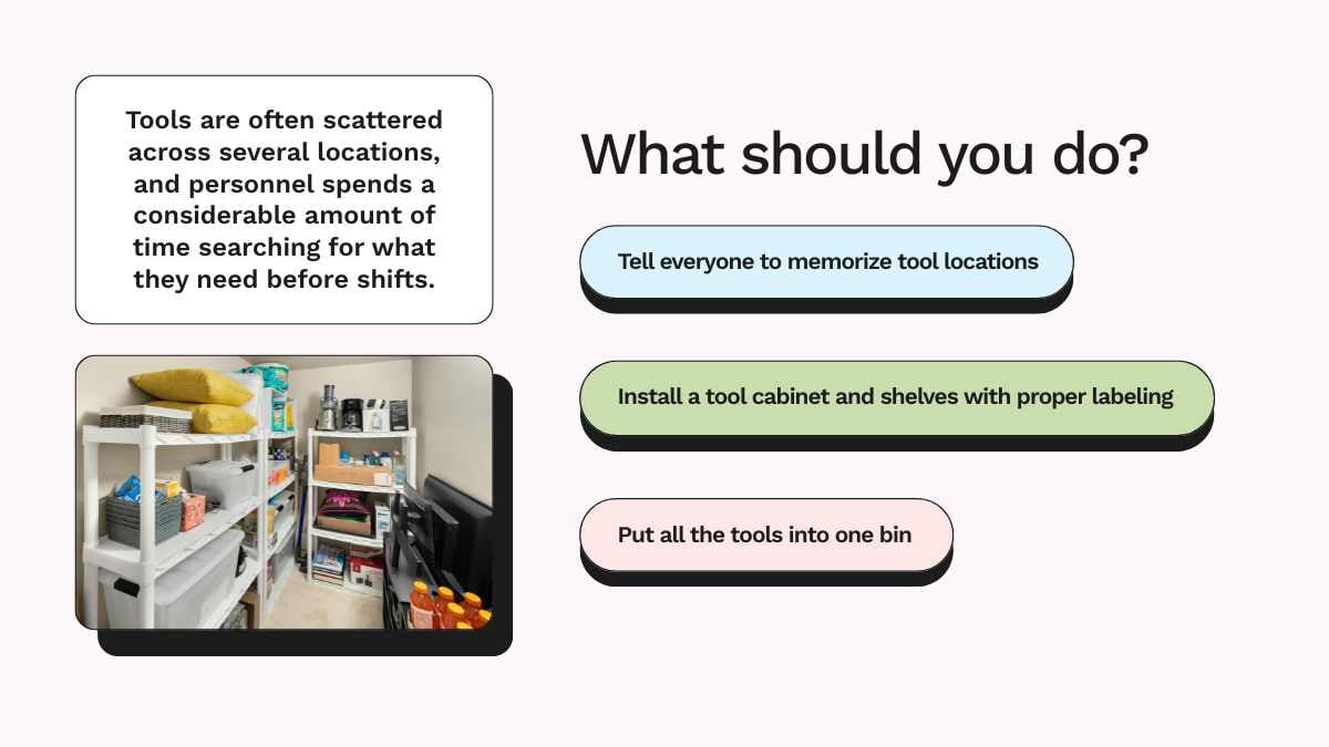 Pastel Minimal 5S Training Slides - slide 12