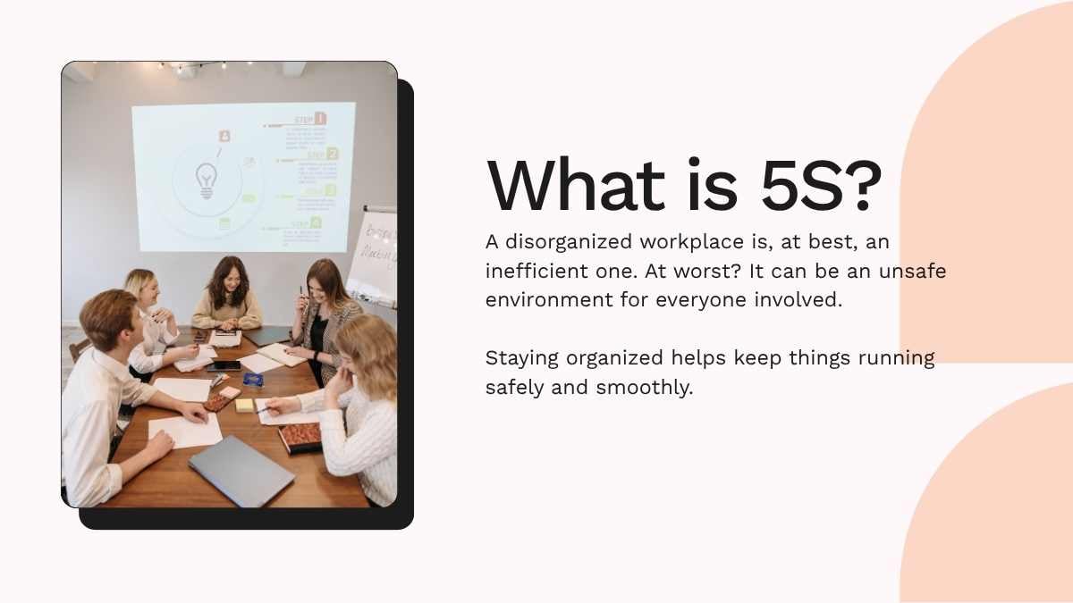 Pastel Minimal 5S Training Slides - slide 4