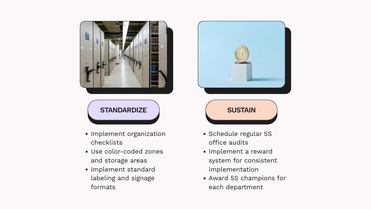 Pastel Minimal 5S Training Slides - slide 7