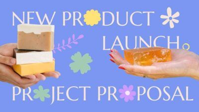 Pastel Floral Product Launch Presentation