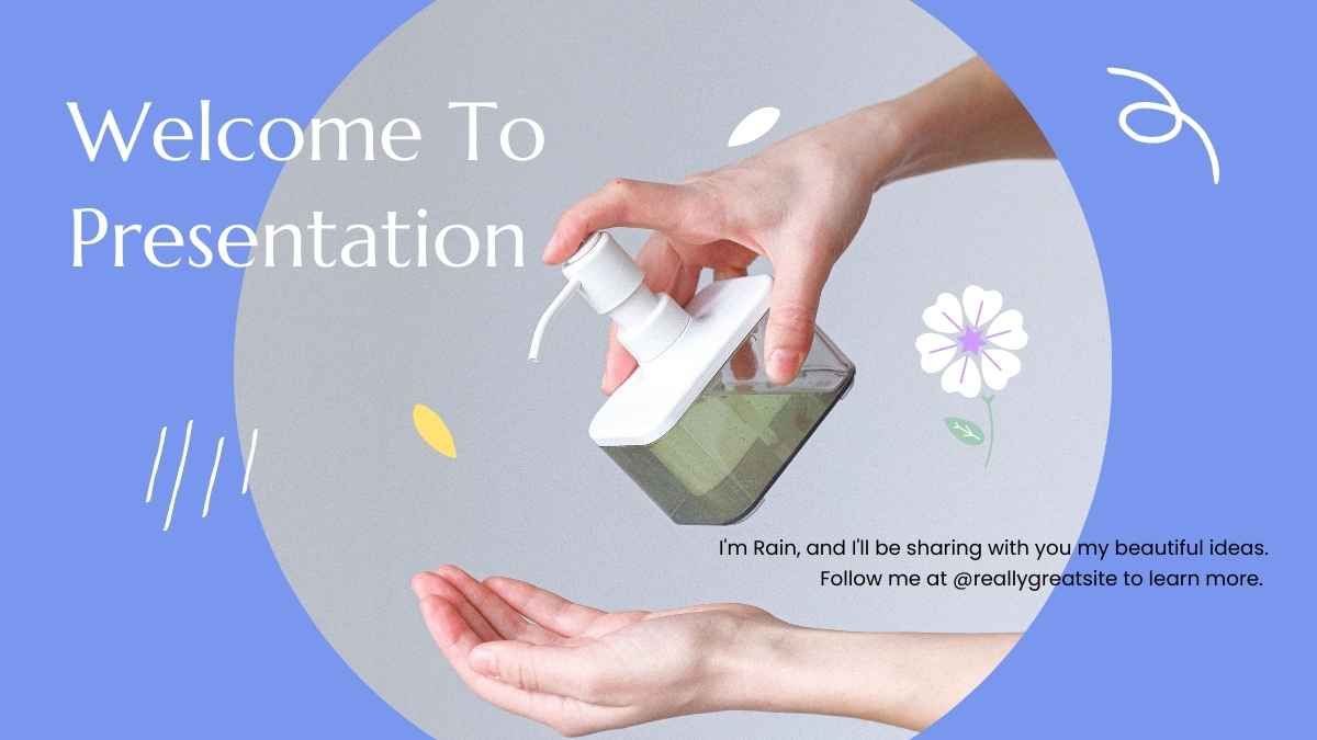 Presentación de lanzamiento de producto estilo floral con colores pastel - slide 4