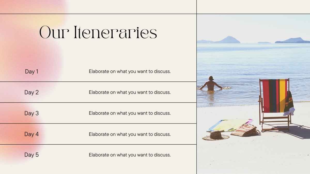 Presentación de libro de recuerdos de las vacaciones de primavera estilo degradado - slide 10