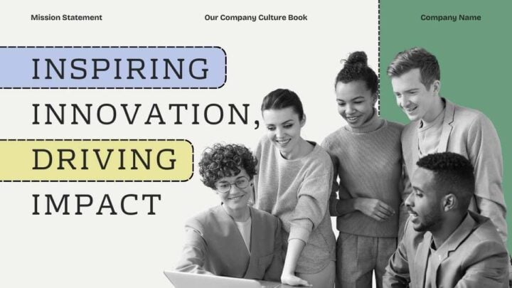Our Company Culture Book. Free PPT & Google Slides Template ...