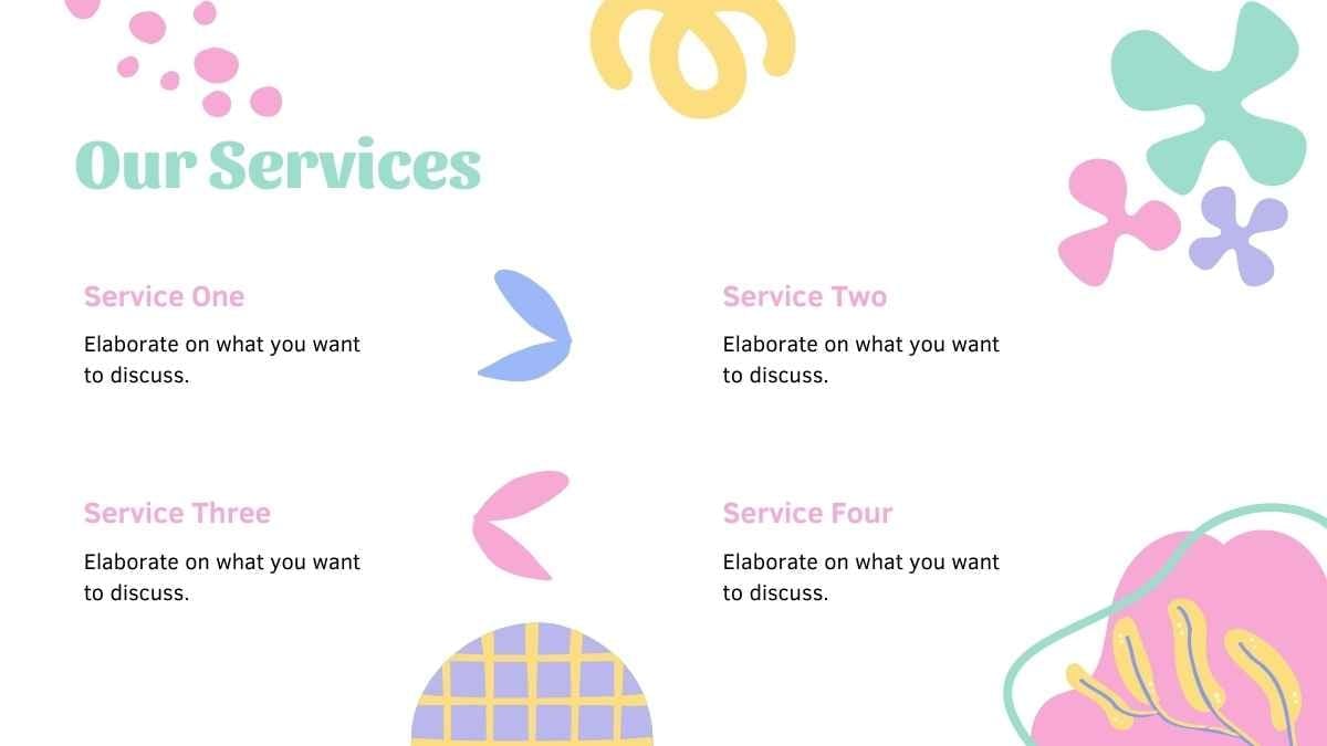 Pastel Portfolio Illustrative Business Slides - slide 10