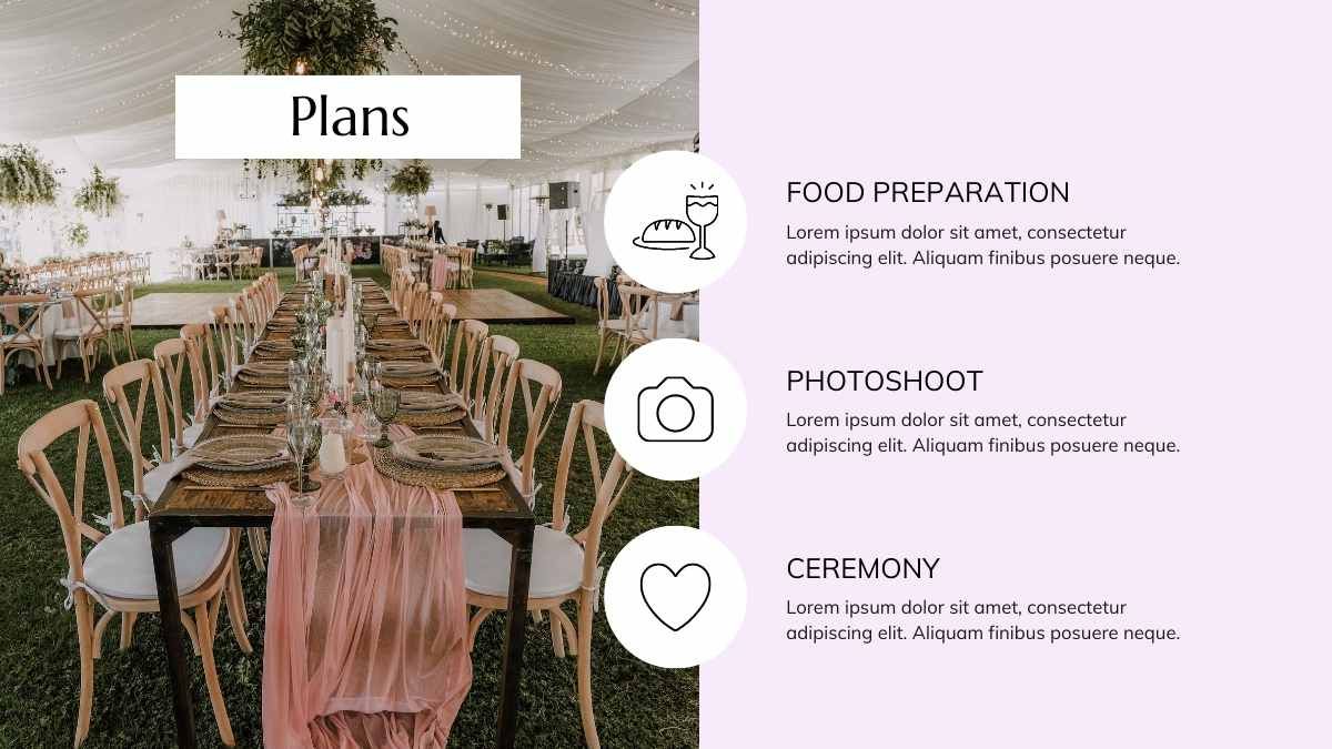Planner de marketing para organizadores de casamentos em tons pastéis - slide 5