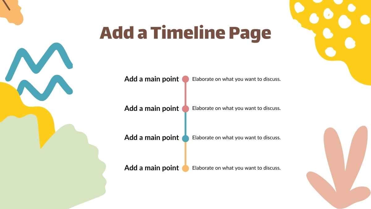 복숭아와 노랑색 파스텔 귀여운 포트폴리오 - 슬라이드 10