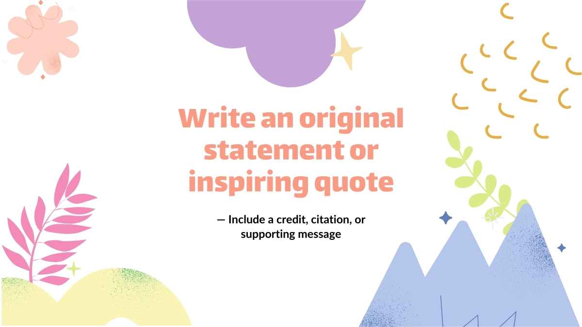 복숭아와 노랑색 파스텔 귀여운 포트폴리오 - 슬라이드 6