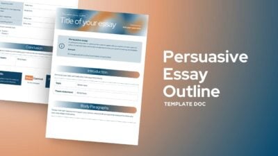 Persuasive Essay Outline Doc