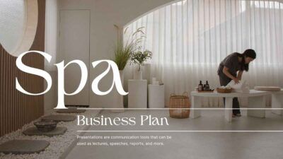 Photo-centric Spa Business Plan Slides
