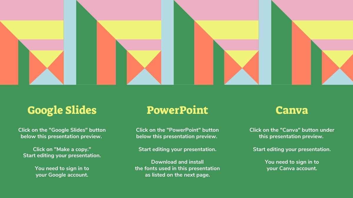 Pink Yellow Green and Orange Abstract Graphic Pattern Aesthetic Book Report Slides - slide 2