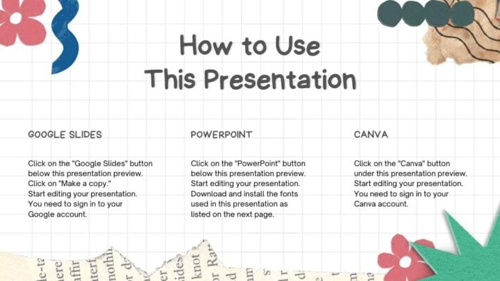 White Aesthetic Notes for School. Free PPT & Google Slides Template ...