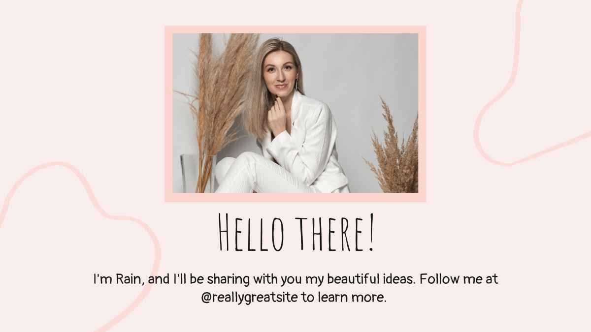 Pink and Light Pink Minimalistic Floral Spring Slides - slide 4