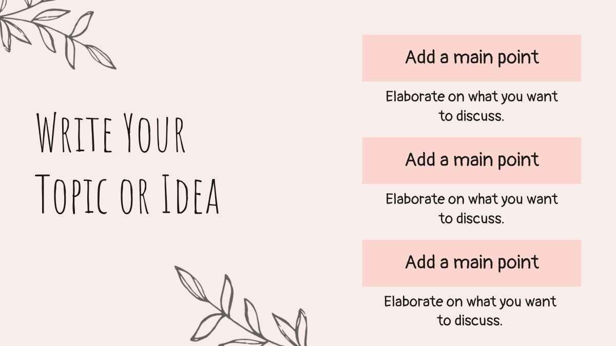 Pink and Light Pink Minimalistic Floral Spring Slides - slide 6