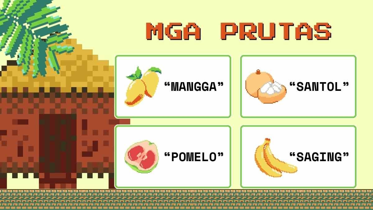 Pixel Art Wikang Filipino Lesson for Kindergarten - slide 10