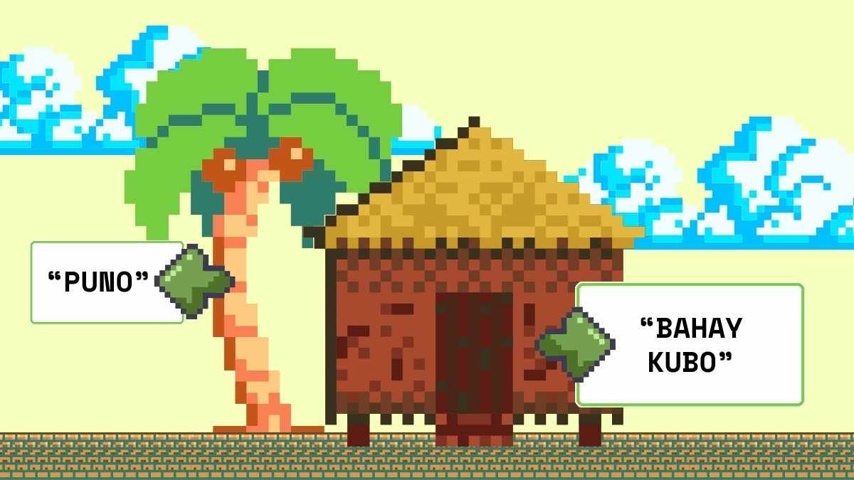 Pixel Art Wikang Filipino Lesson for Kindergarten - slide 7