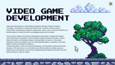 Video Game Creation Hackathon. Free Slides Template — SlidesCarnival