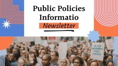 Slides Carnival Google Slides and PowerPoint Template Playful Public Policies Information Newsletter 2