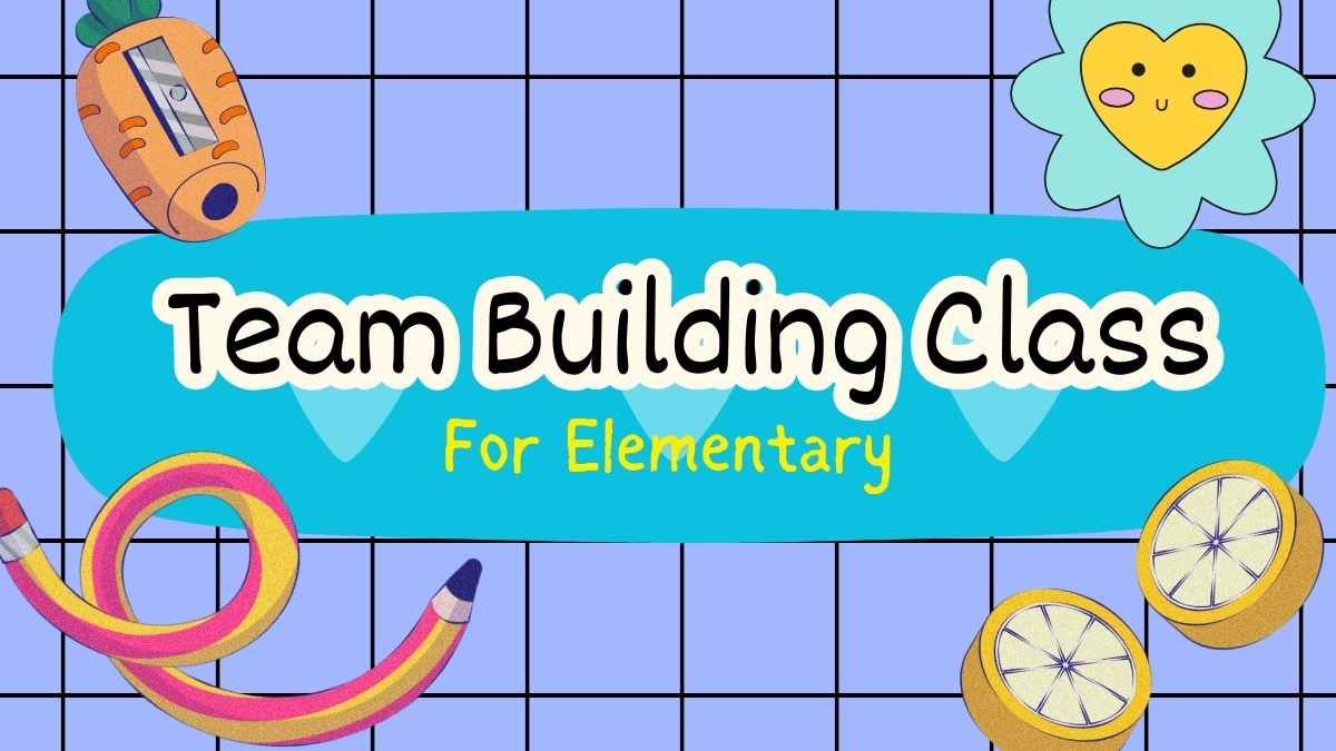 초등학교를 위한 재미있는 팀 빌딩 수업 - slide 0