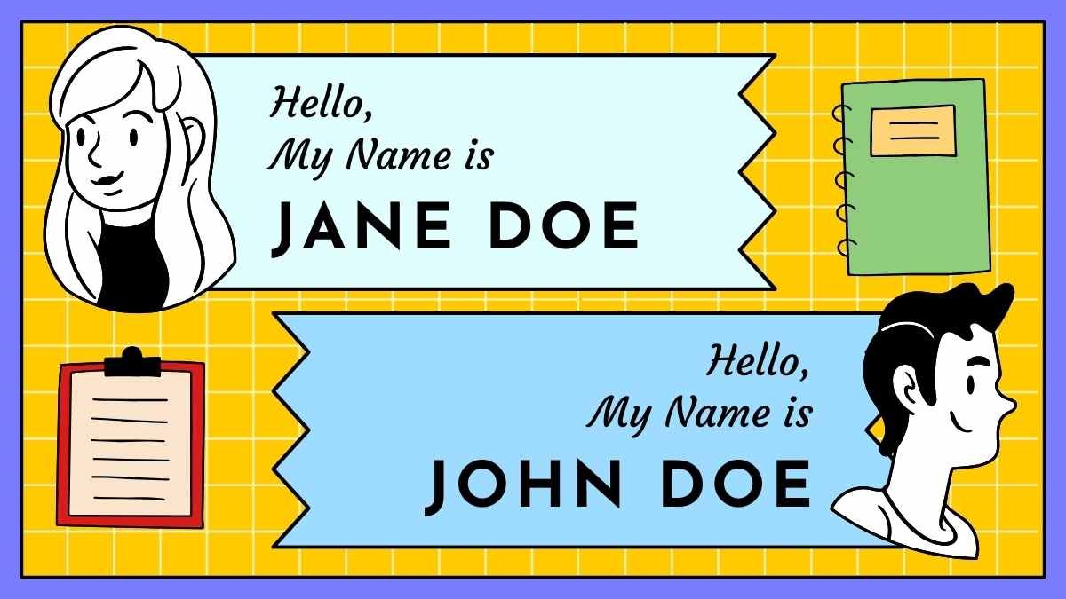 Pop Illustrated Hello My Name is Flashcards - slide 10