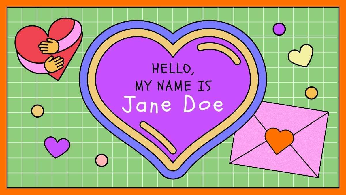 Pop Illustrated Hello My Name is Flashcards - slide 2