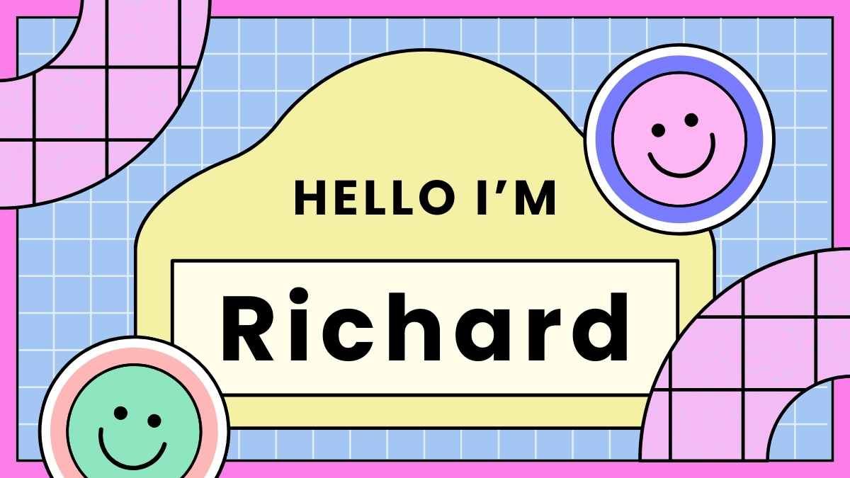 Pop Illustrated Hello My Name is Flashcards - slide 8