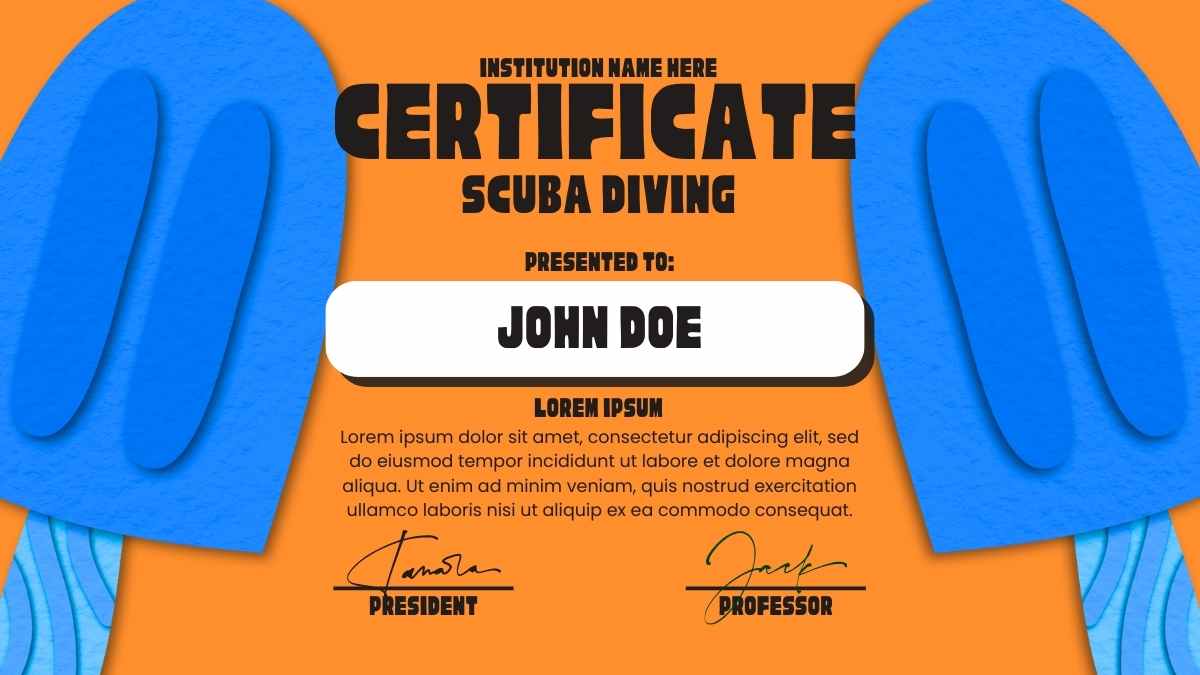 Pop Summer-themed Certificates - slide 8
