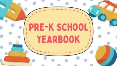 Illustrated Pre-K School Yearbook