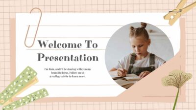 Pretty Aesthetic Notes for School. PPT & Google Slides Template ...