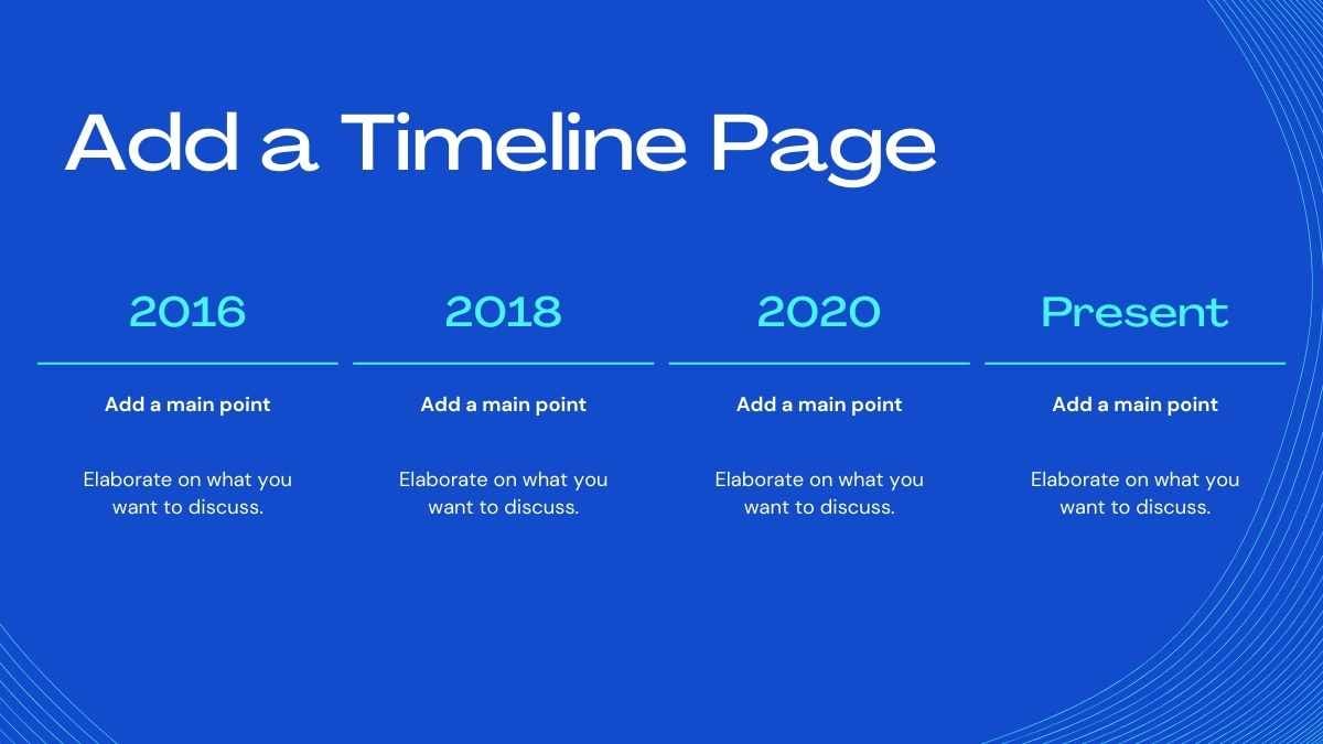 Professional Company Timeline Slides - slide 7