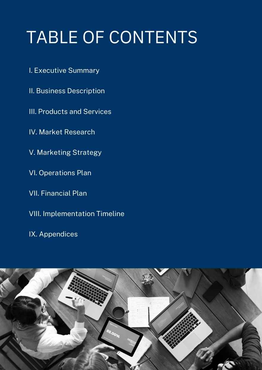 Professional Small Business Plan - slide 2