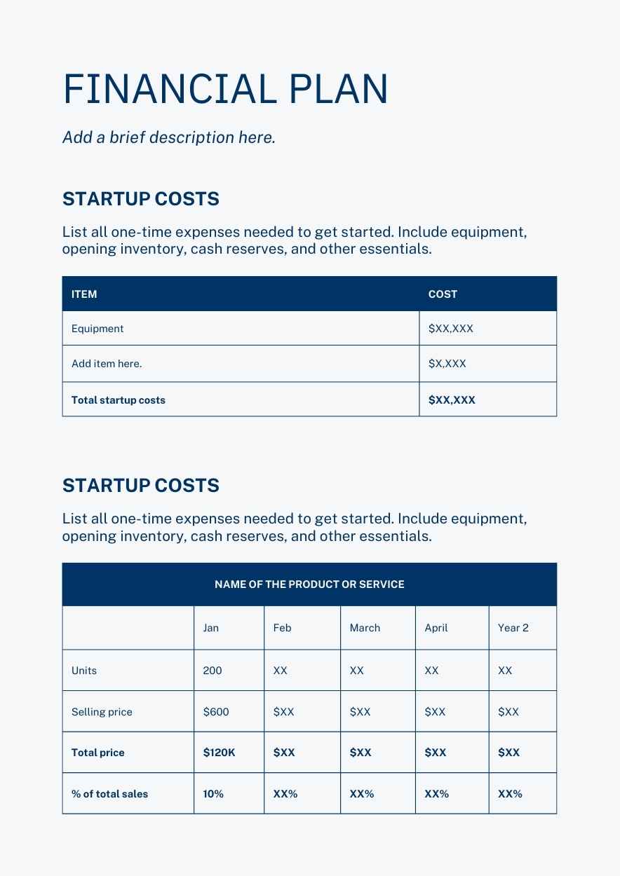 Professional Small Business Plan - slide 9