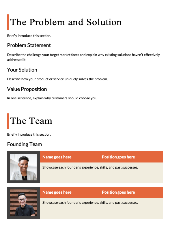 Professional Startup Business Plan - slide 3