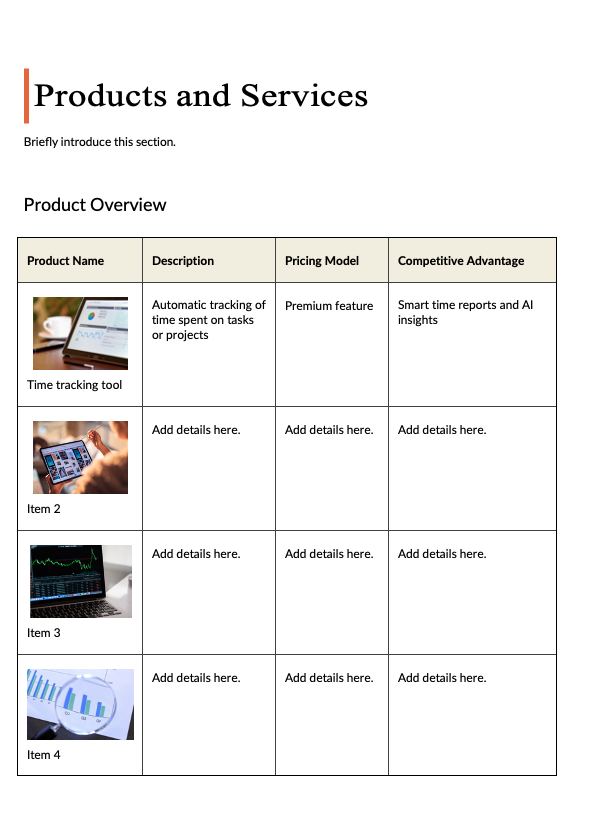 Professional Startup Business Plan - slide 7