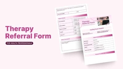 Professional Therapy Referral Form 1