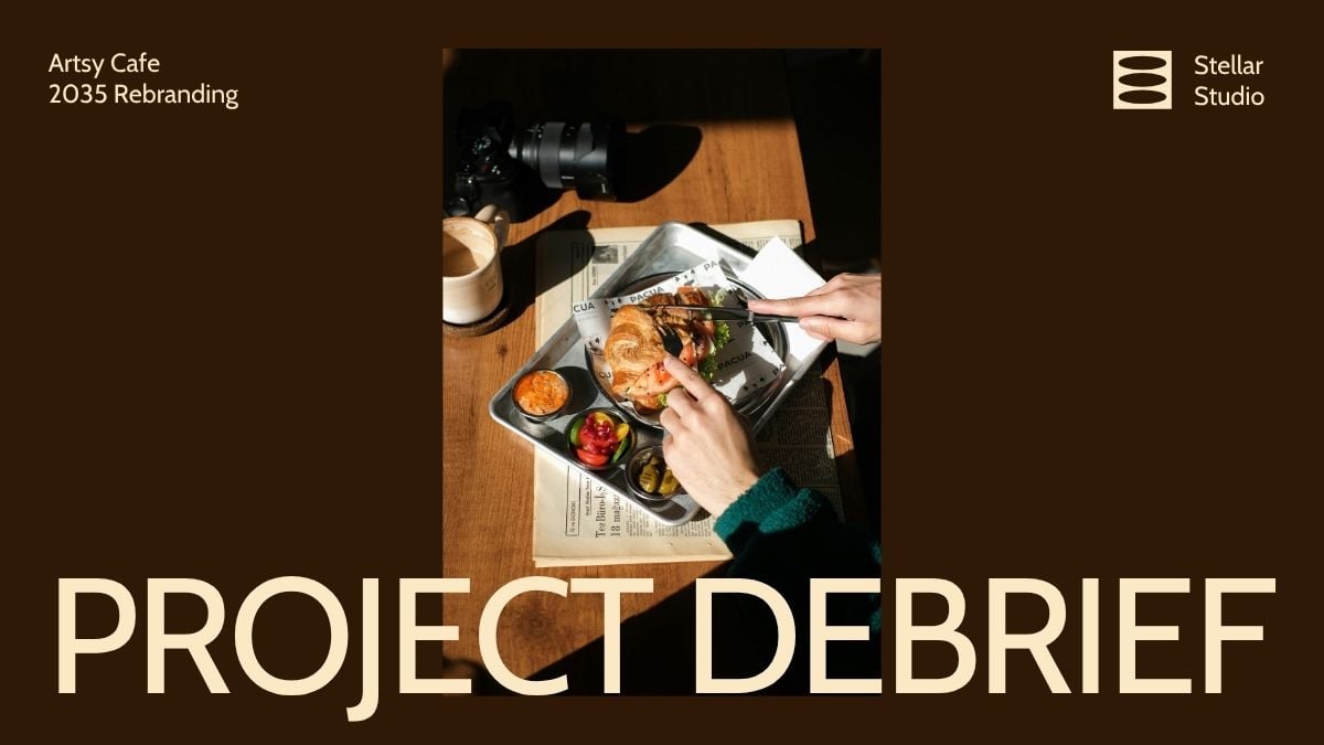 Project Debrief Report - slide 1