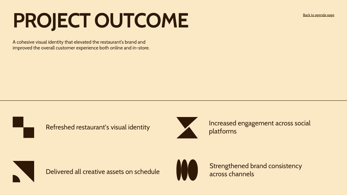 Project Debrief Report - slide 5