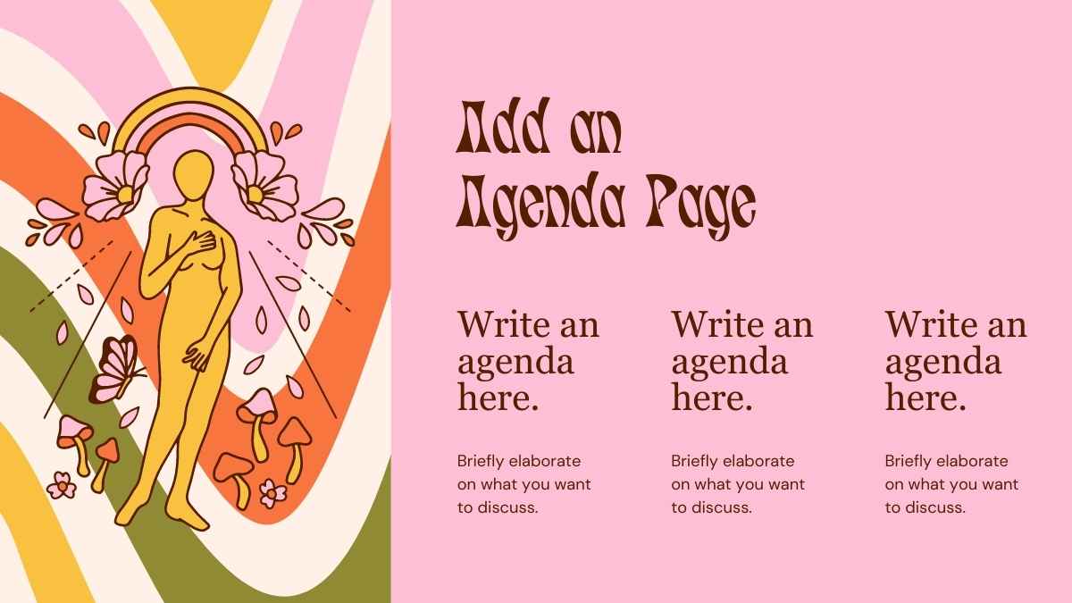Psychedelic Art Style Creative Education Slides - slide 5