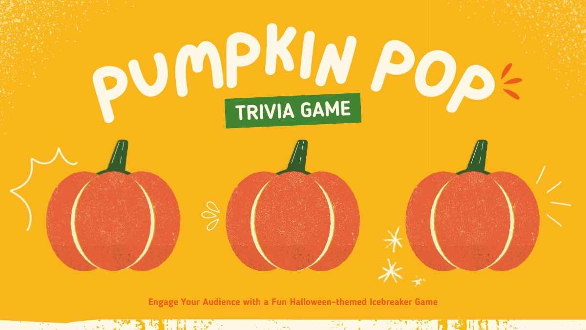 Pumpkin Pop Trivia Interactive Game - slide 1