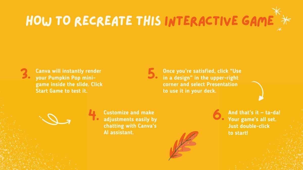 Pumpkin Pop Trivia Interactive Game - slide 5