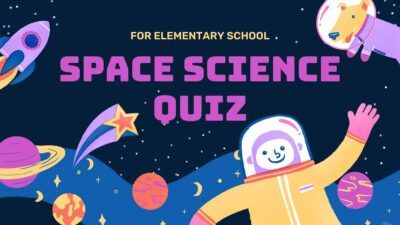 Questionário ilustrado sobre ciência espacial