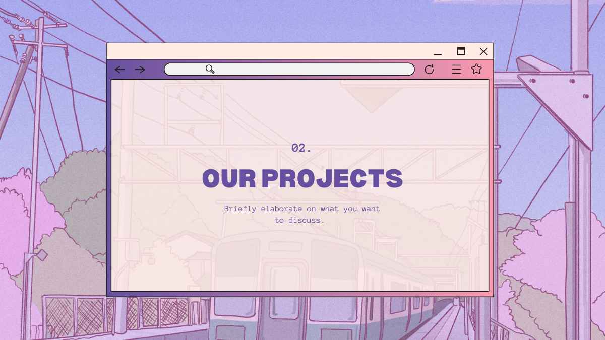 보라색과 파란색 로파이 감성 일러스트레이션 프레젠테이션 - 슬라이드 10