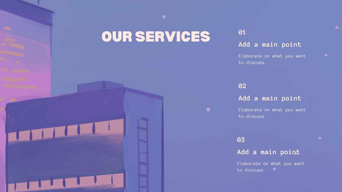 보라색과 파란색 로파이 감성 일러스트레이션 프레젠테이션 - 슬라이드 13