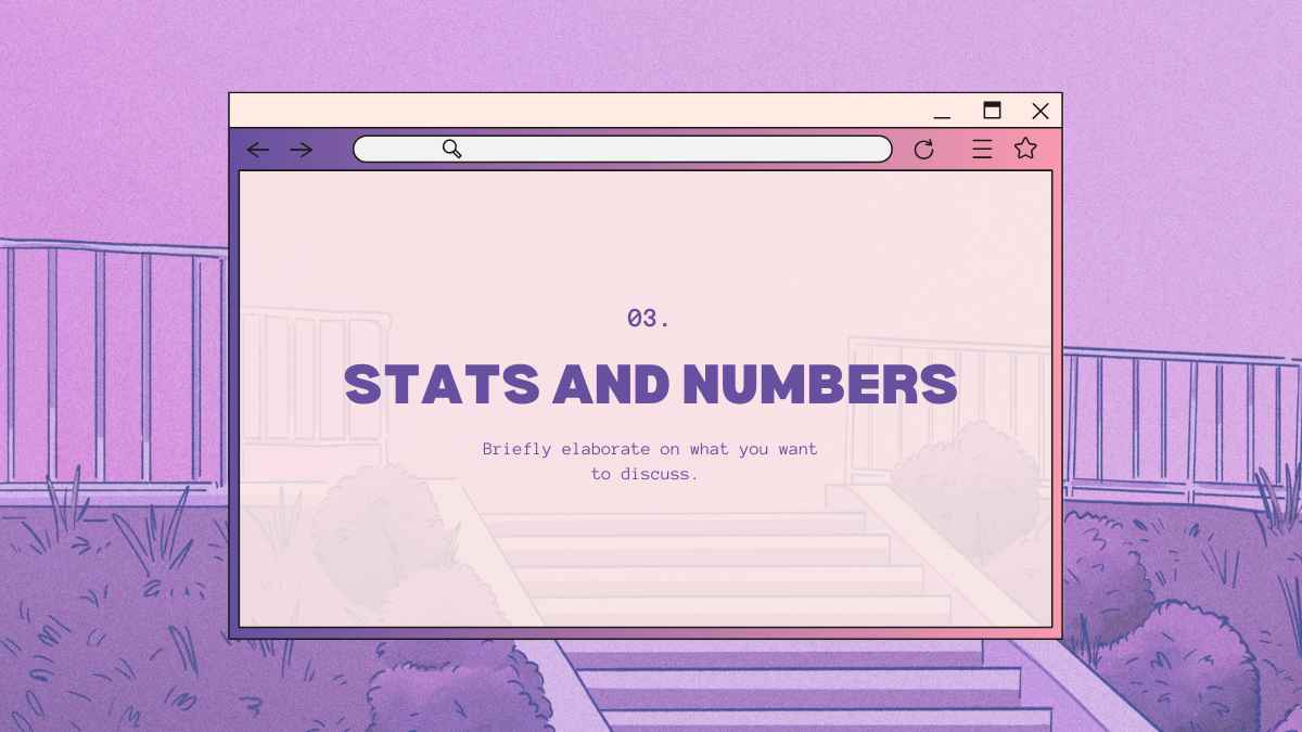 보라색과 파란색 로파이 감성 일러스트레이션 프레젠테이션 - 슬라이드 15