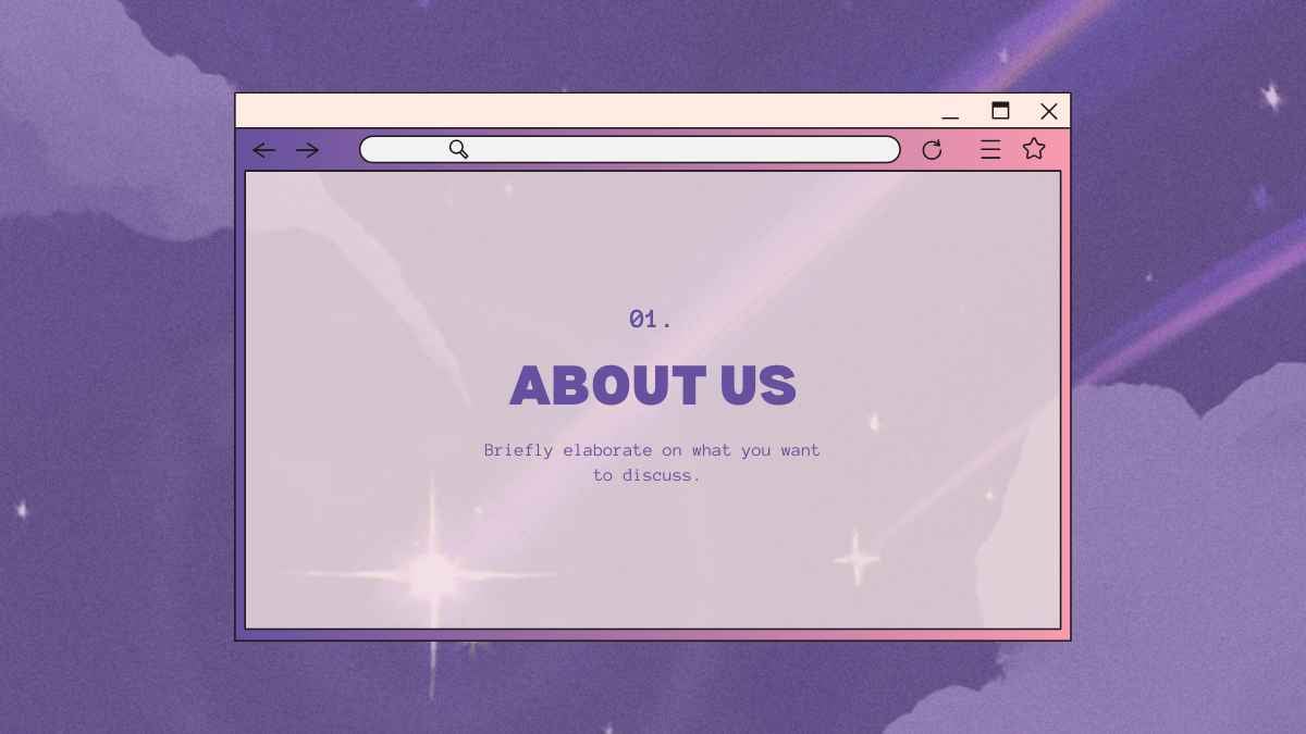 보라색과 파란색 로파이 감성 일러스트레이션 프레젠테이션 - 슬라이드 3