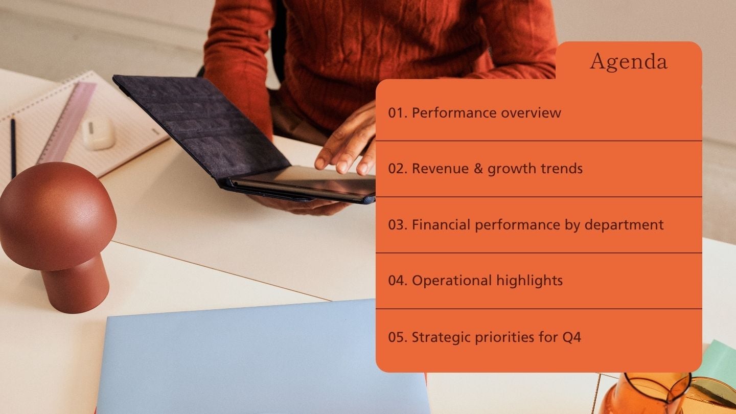 Quarterly Business Report - slide 2