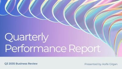 Quarterly Performance Report